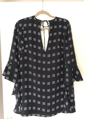 c/meo collective dress black and white size S - Image 1 of 4
