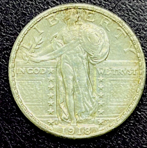 1918-S Standing Liberty Quarter, Choice BU Better Date Cover