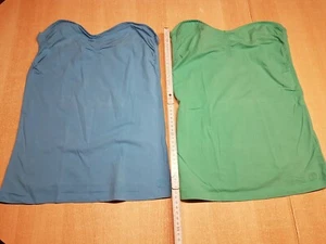 Tom Tailor Bandeau-Top Ärmel/Trägerlos 2er Set Gr. S Anti-Rutsch-Gummisaum - Bild 1 von 10
