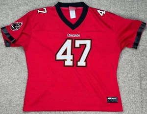 Reebok NFL Vtg Tampa Bay Buccaneers Retro #47 John Lynch Women's Jersey Size XL - Picture 1 of 13