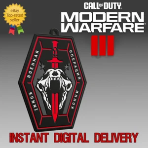 Kontrol Freek Konni Weapon Charm - Call of Duty Modern Warfare III 3 MWIII 🔥 - Afbeelding 1 van 1