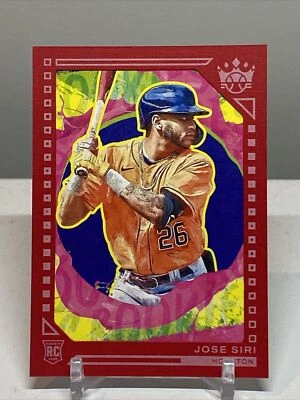 Jose Siri #144 Red Frame 2022 Diamond Kings Rookies short print - Image 1 of 2
