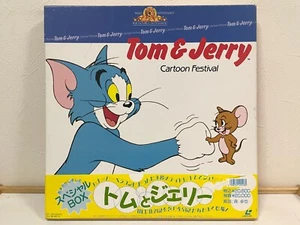 Tom & Jerry Cartoon Festival Vol.1 Laserdisc 4 LD Box Set Japan ML-10 W/Obi - Picture 1 of 6