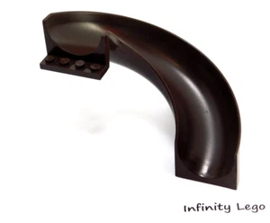 LEGO Dark Brown Curved Slide Playground King Castle (11267 41196 79117) - x1 - Picture 1 of 1