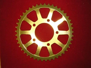 BST Carbon Wheel 43T 525 Talon Alloy Gold Anodised Sprocket, 76mm Bore SIze. New - Picture 1 of 1