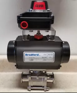Bradford RP-BA-101-SR 1 1/2" Attuatore pneumatico doppio effetto con interruttore di limitazione - Foto 1 di 5