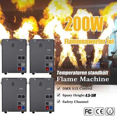 Lanciafiamme 200W Flame macchina DJ Jet Flame DMX macchina del fuoco 3,5-4m festa - Immagine 1 di 4