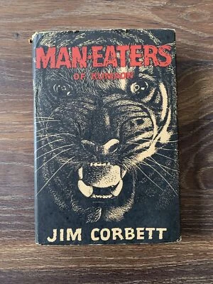 Man-Eaters of Kumaon - Jim Corbett - 1946 Oxford 1st Edition Printed USA HC w/DJ - Image 1 of 4
