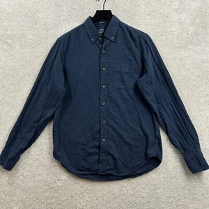 J.CREW Shirt Mens Size Small Blue Long Sleeve Button Up Brushed Twill Classic - Picture 1 of 10
