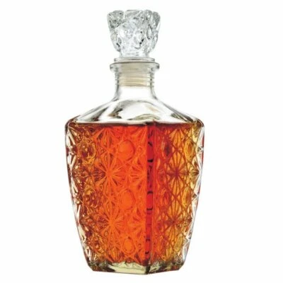 Glasflasche Weinkaraffe Dekantierer Liköre , Cognac , Whisky - Bild 1 von 4