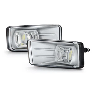 Luces antiniebla LED cromadas GMC para Chevy Silverado Tahoe Suburban Avalanche GMC 2007-2016 - Imagen 1 de 6
