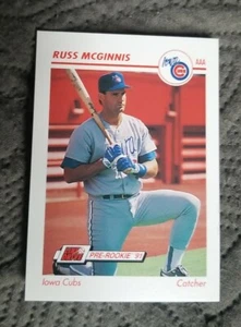 Line Drive AAA #211 1991 Russ McGinnis - Iowa Cubs - Imagen 1 de 2