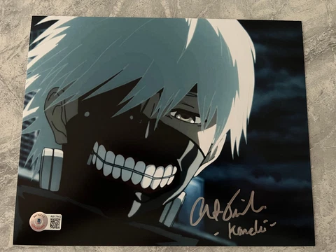 Austin Tindle (Kaneki) - Tokoyo Ghoul - 8x10" Signed Autograph (Beckett COA) Cover