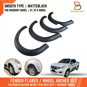MATTEBLACK 6" FENDER FLARE ARCH FOR NISSAN NP300 NAVARA D23 15-19 WIDEBODY MODEL - Picture 1 of 12