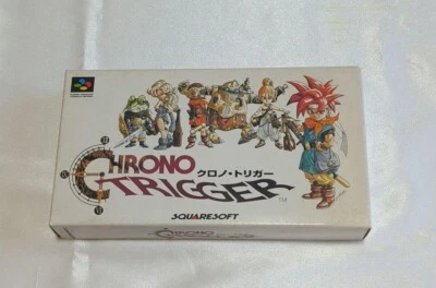 Chrono Trigger Nintendo Super Famicom SNES Japanese ver Tested w/box - Image 1 of 4