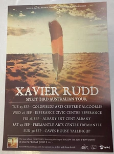 Xavier Rudd Spirit Bird 2012 Australian Tour Promo Poster NEW - Picture 1 of 3
