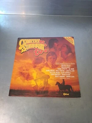 Sundown vinyl record; 2LP; Johnny Cash, Dolly Parton, Kenny Rogers; Many More Foto 1 de 4