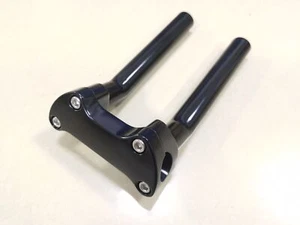 8.5" Tall Handlebar Risers Top Clamp For Harley Iron 883 Softail Dyna Sportster - Picture 1 of 10