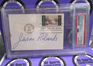 Jason Robards Autographed Index Card Signed  PSA Certified #84688622 Slabbed