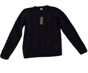 Firetrap Mens XXL Richmond Knitwear Jumper Navy RRP £60 New with Tags - Picture 1 of 5