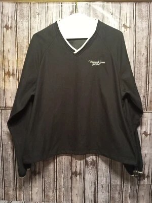 Jaqueta Pulôver Ashworth Manga Longa Quebra-Vento Masculina Tamanho M Preta Madeira Selvagem (A) - Imagem 1 de 4