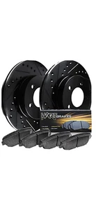 hart brakes 2 front brakes and 2 rotor kit 2014 to 2021 jeep Cherokee 633-42013R - Picture 1 of 8