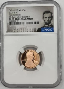 2025 S Penny Abraham Lincoln Shield Cent NGC PF 69 FIRST RELEASES ⭐READY 2 SHIP⭐ - Picture 1 of 2