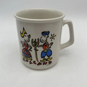 Vintage Holland Nik-Nak Art Design Mug Cup Netherlands Dutch Cartoon Couple - Picture 1 of 10