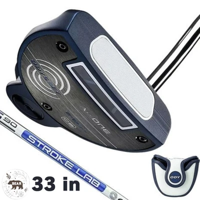 Odyssey Ai-ONE 33" 2-BALL DB Mallet Putter STROKE LAB 90 Steel Shaft Double Bend - Image 1 of 4