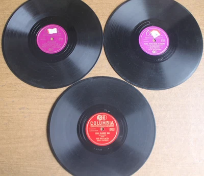 LOT OF 3 BOB WILLS 78 RPM: SMOKE ON THE WATER; MISS MOLLY - OKEH; COLUMBIA - Image 1 of 4