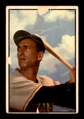 1953 BOWMAN #160 CAL ABRAMS (LOW GRADE) COLOR ~ GFCC - Image 1 of 3