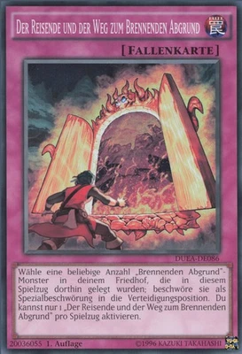 Der Reisende und der Weg zum Brennenden Abgrund DUEA-DE086 Super Rare Played 1st - Bild 1 von 2