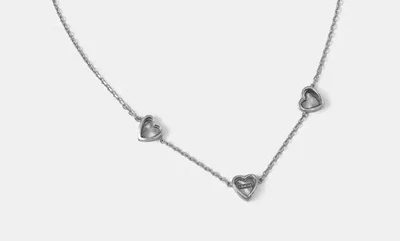 Collana donna Guess in acciaio con 3 cuori JUBN04610JWRH - Immagine 1 di 4