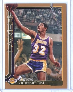 2025-26 Topps Basketball Magic Johnson Gold /2025 #255 LA Lakers - Bild 1 von 2