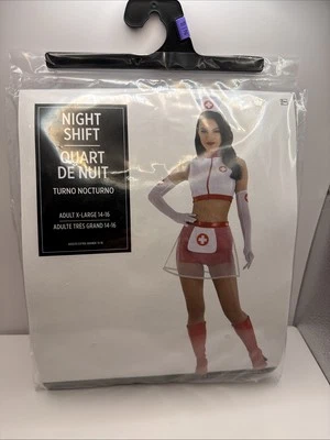 NWOT Adult Night Shift Nurse Costume Cosplay Dress Up Sexy - Image 1 of 4