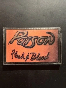 Poison - Flesh & Blood Cass, Album, Club, BMG Capitol Records, Enigma (4) 1990 R - Picture 1 of 1