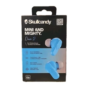 Skullcandy Dime 2 True Wireless Earbuds - Light Gray/Blue New Sealed! - Photo 1 sur 2