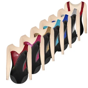 Mujeres Ropa de Baile Bloque de Color Una Pieza Samba Body Mono Latino Atlético - Imagen 1 de 63