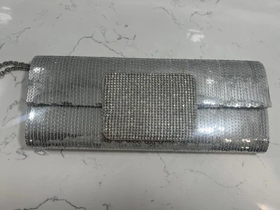 Bolso de Mano Sondra Roberts Lentejuelas Plateado Foto 1 de 3