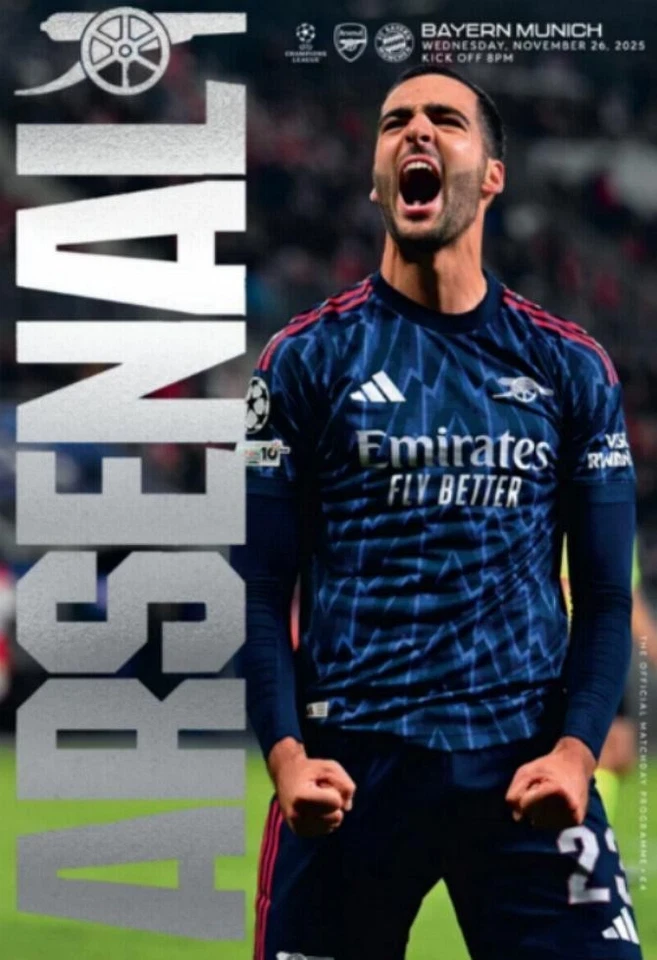 * 2025/26 - ARSENAL HOME PROGRAMMES - CHOOSE FROM LIST * - Image 1 of 1