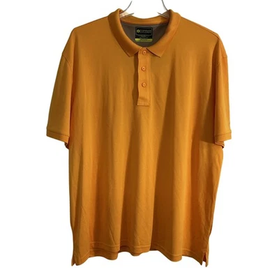 G.H. Bass & Co Explorer Polo Shirt Mens 3XL Orange Wicking Golf Casual - Image 1 of 4