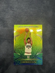 2024-25 Panini Obsidian Jaylen Wells RC Electric Etch Caldera Flood Rookie #168 - Bild 1 von 2