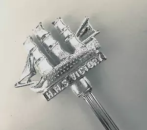 Collectible H M S Victory Warship souvenir spoon Great Britain vintage spoon - Picture 1 of 13