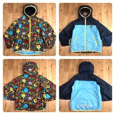BAPE Reversible Animal Banana Milo Chaqueta de Bateo A Bathing Ape Talla M Foto 1 de 4