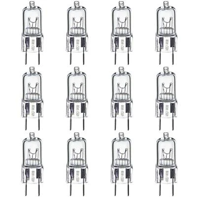 12 Pack Sunlite 50 Watt, Single Ended T3.5, GY8 Bi-Pin Base, Clear - Image 1 of 2