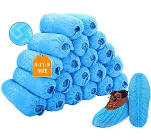 Disposable Shoe Covers 200PCS (100 Pair) Non-Slip Boot Shoes Protector Non-Woven - Picture 1 of 1