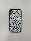 Black &amp; White Leopard Print Iphone XR Case