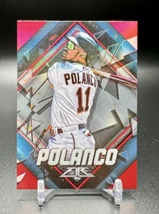 2022 Topps Fire JORGE POLANCO Red Flame Foil Parallel #162 TWINS Mariners - Picture 1 of 2