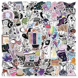 50 SÜSSE HEXENZAUBER Aufkleber, Witchy, Zaubertrank, Hexe, Wahrsagerin - Bild 1 von 11