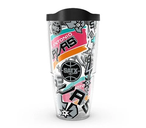 San Antonio Spurs Tervis Travel Mug Tumbler 24 ounce Cover